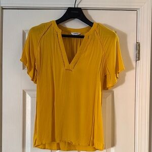 Express Mustard Yellow Women's Blouse
